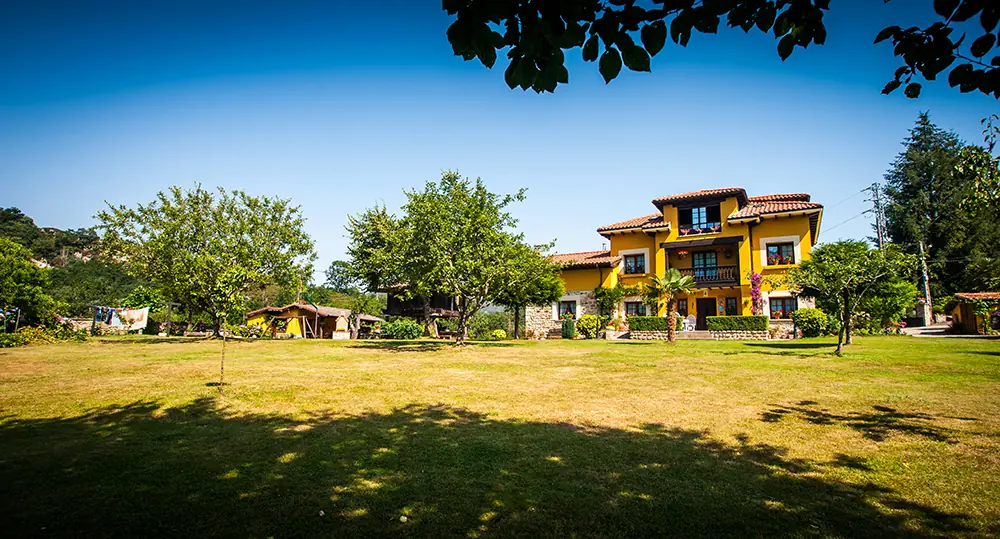 Vista panorámica de la finca